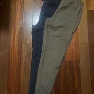 Kids' Olive and Black Casual Pants